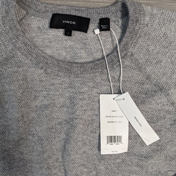 Vince Cashmere/Wool Crewneck Sweater NWT - Picture 3 of 5